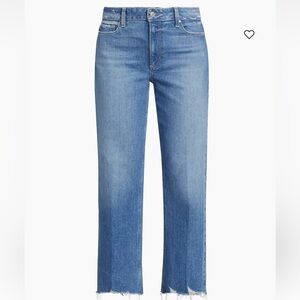 Paige Leenah Straight-Leg Ankle Jeans